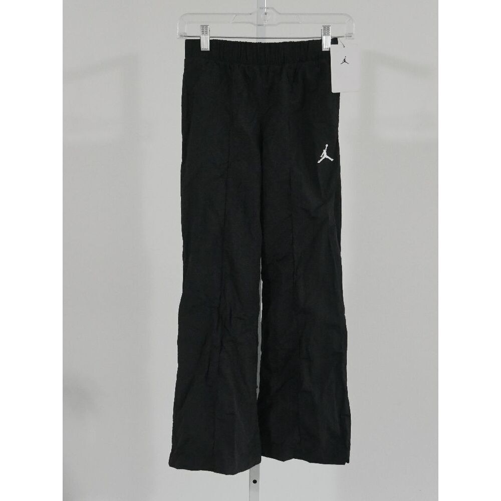 Jordan Jumpman Woven Taping Pants Girls' Grade School Black M - Picture 2 of 10